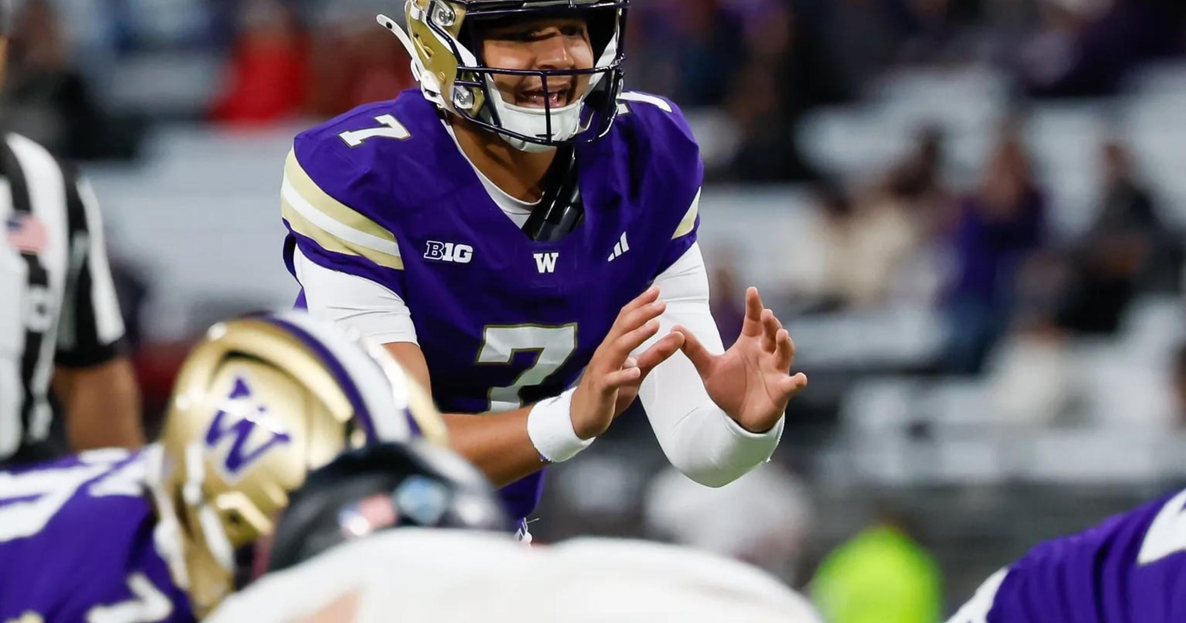 Demond Williams Jr., Elijah Brown will split Huskies' starting QB reps