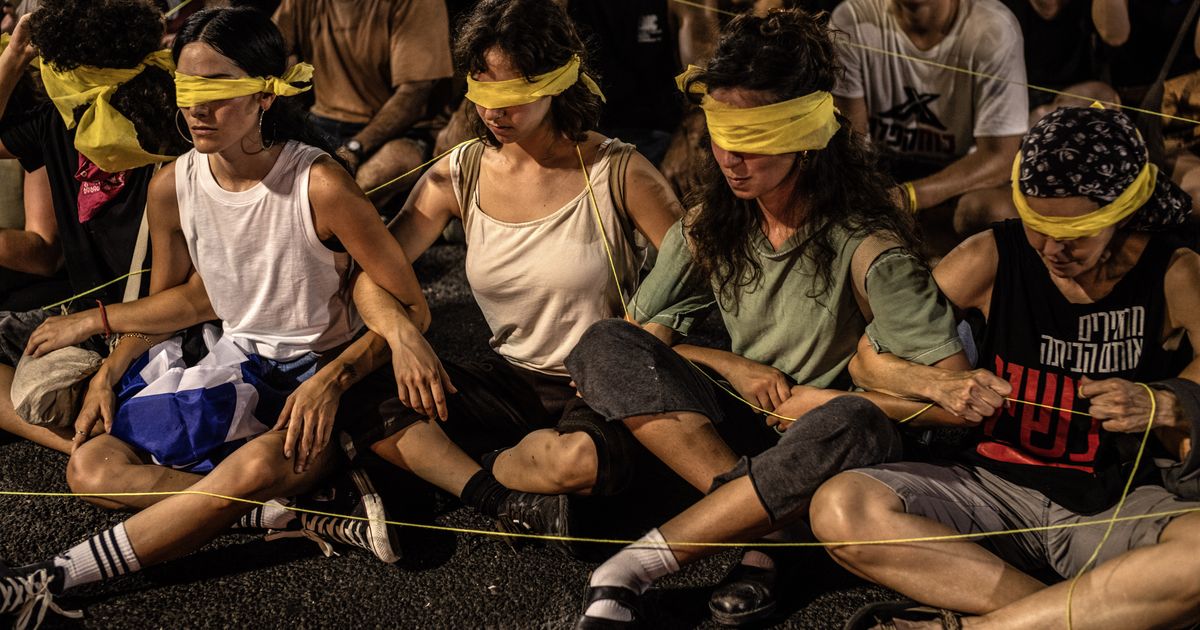 Israelis stage mass protests, general strike as hostages laid to rest