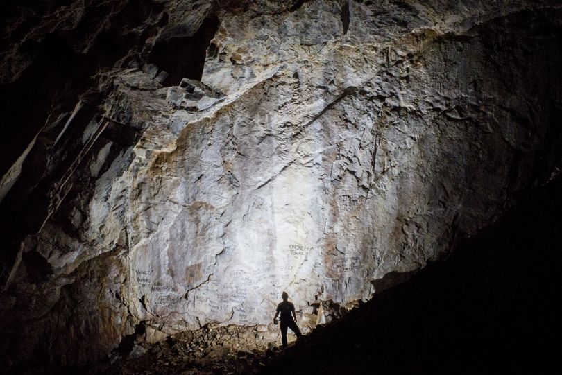 Caving in Montana. (Will McKnight)