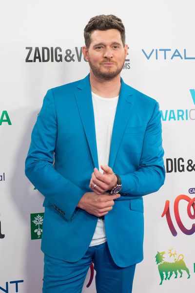 Michael Bublé attends the 30th anniversary of Cadena 100 concerts at the Wanda Metropolitano Stadium on June 25, 2022, in Madrid, Spain.  (Beatriz Velasco/Getty Images North America/TNS)