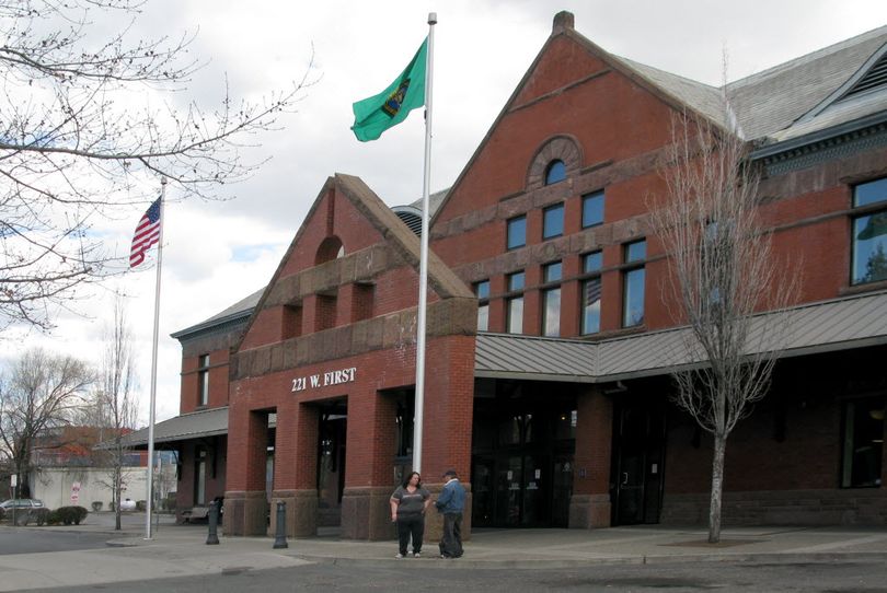 Spokane Intermodal Center, the bus and train station, is shown Friday, April 11, 2014.  (Jesse Tinsley)