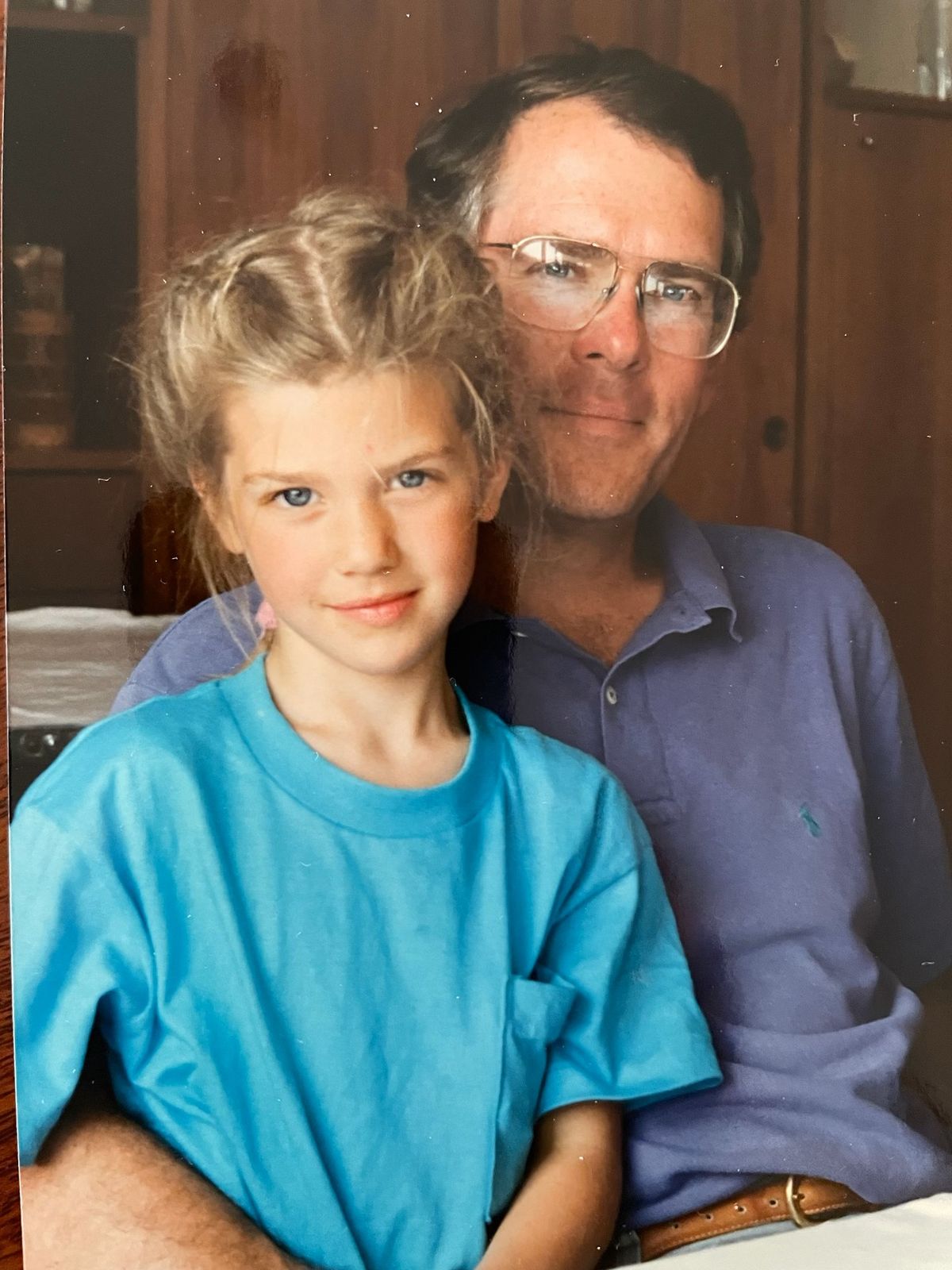 Author Scott Sollers and his daughter, Stephanie, during her childhood.  (Courtesy of Scott Sollers)