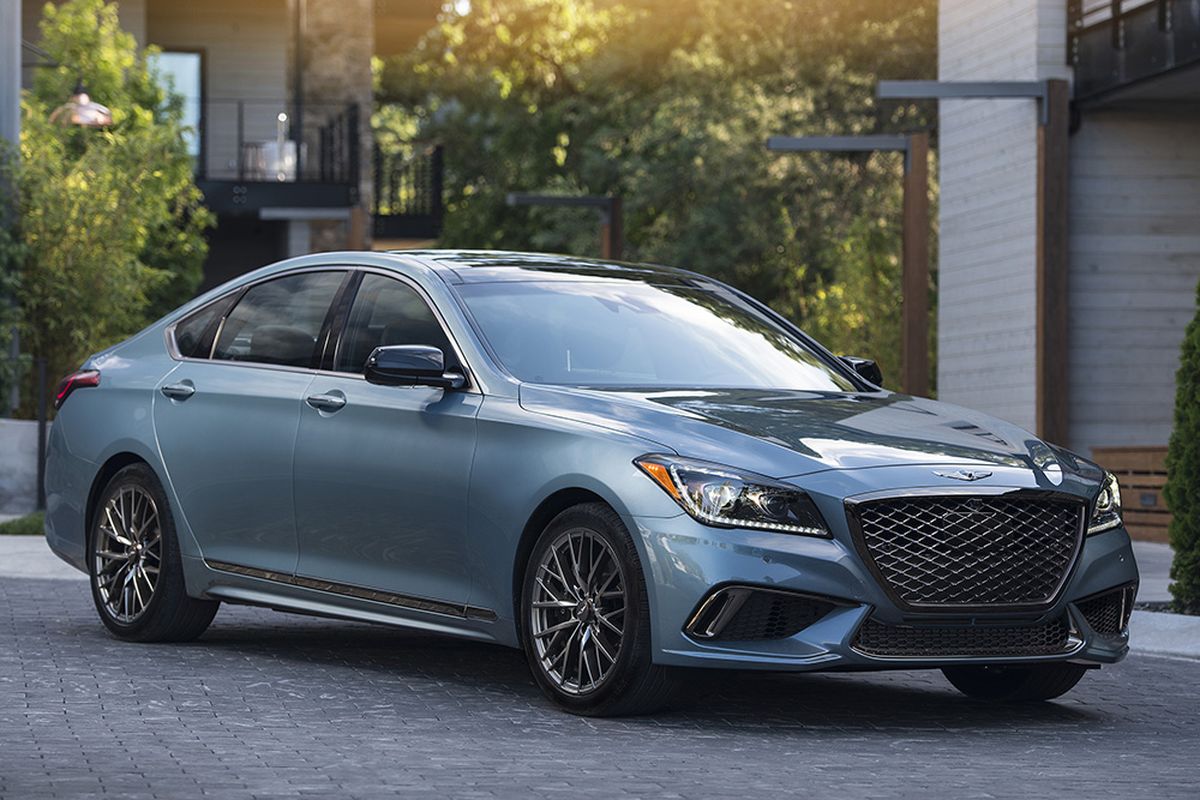 The G80 Sport is charged with planting the Korean flag on the sport-sedan battlefield, terrain long dominated by the Germans.
 (Genesis)