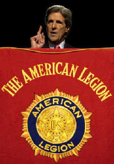 
 Sen. John Kerry, D-Mass. speaks Wednesday at the 86th Annual National American Legion Convention in Nashville, Tenn. 
 (Associated Press / The Spokesman-Review)