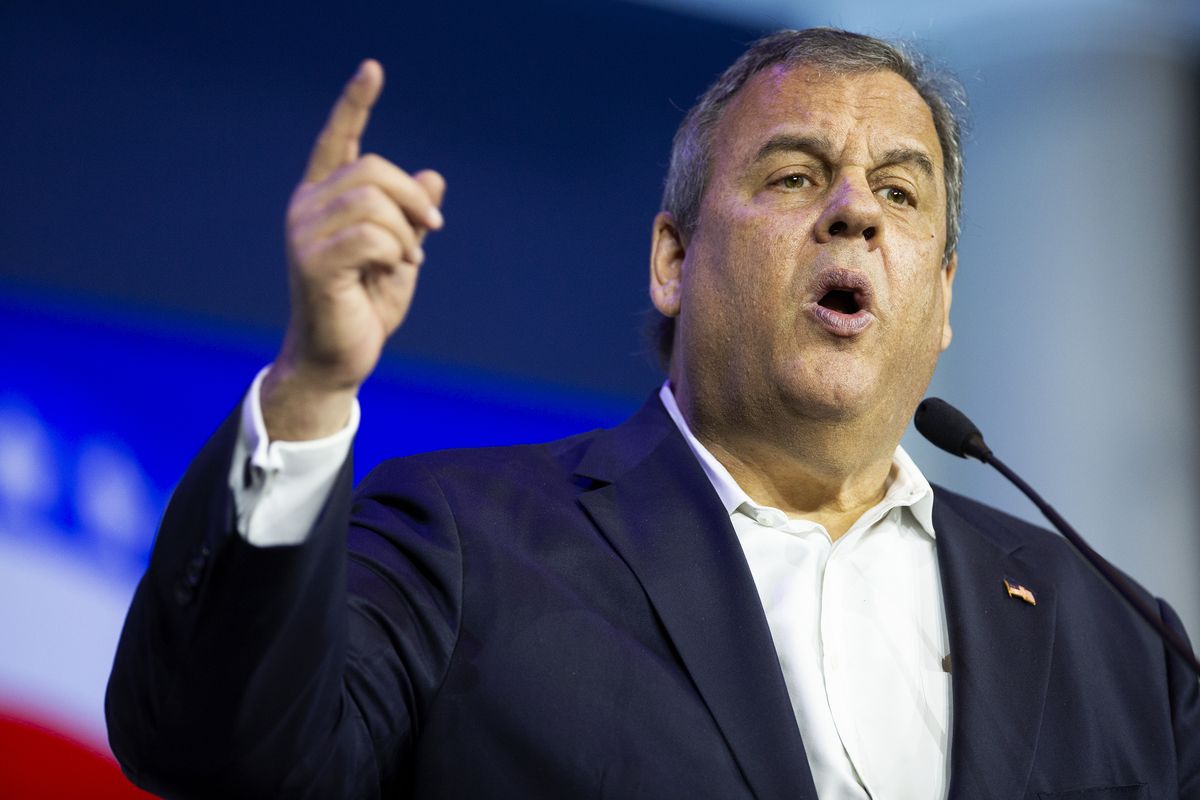 Former New Jersey Gov. Chris Christie speaks during the Republican Jewish Coalition