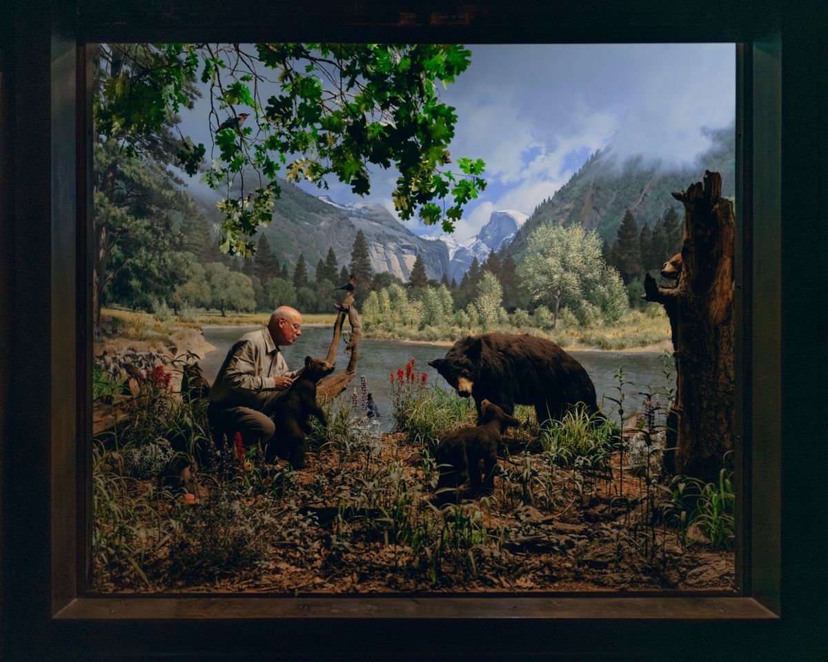 Taxidermist Tim Bovard works at the Natural History Museum of Los Angeles County on Jan 9. in Los Angeles. At the museum, the creation, care and keeping of creatures is a responsibility the last full-time museum taxidermist in the U.S. takes both seriously and joyfully.  (New York Times)