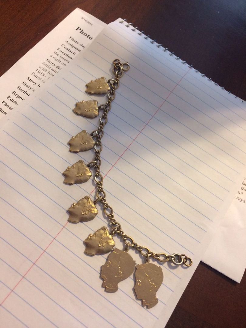 South Hill resident Jenifer Priest hopes to find the family this charm bracelet belongs to.  (Pia Hallenberg)