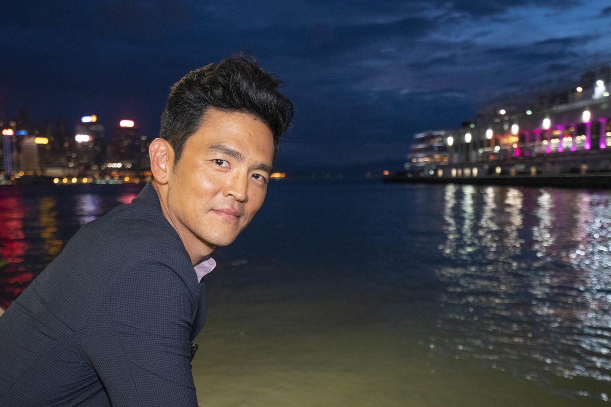 John Cho attends Rise 2018, one of the largest tech events in Asia, on July 12, 2018, in Hong Kong. (Brent Ng / Invision for Sony Pictures)