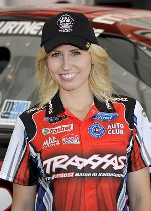 Courtney Force is putting together a solid rookie season on the NHRA Full Throttle Drag Racing Series. (Photo courtesy of NHRA) (National Dragster)