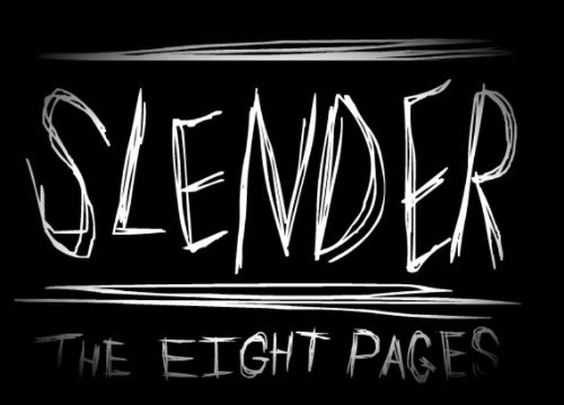 A logo for the game Slender: The Eight Pages, free for download on PC and Mac. (Parsec Productions)