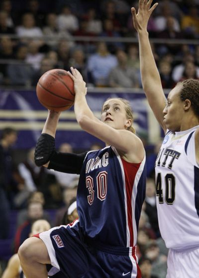 Heather Bowman played four games with a torn labrum. (Associated Press / The Spokesman-Review)