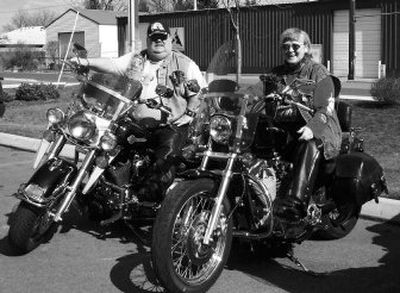 
Randy and Sharon Jeske, shown here on their motorcycles, have been married for 37 years. They say their secret is they've always been friends. Their family includes two sons. 
 (Sandra Babcock / The Spokesman-Review)