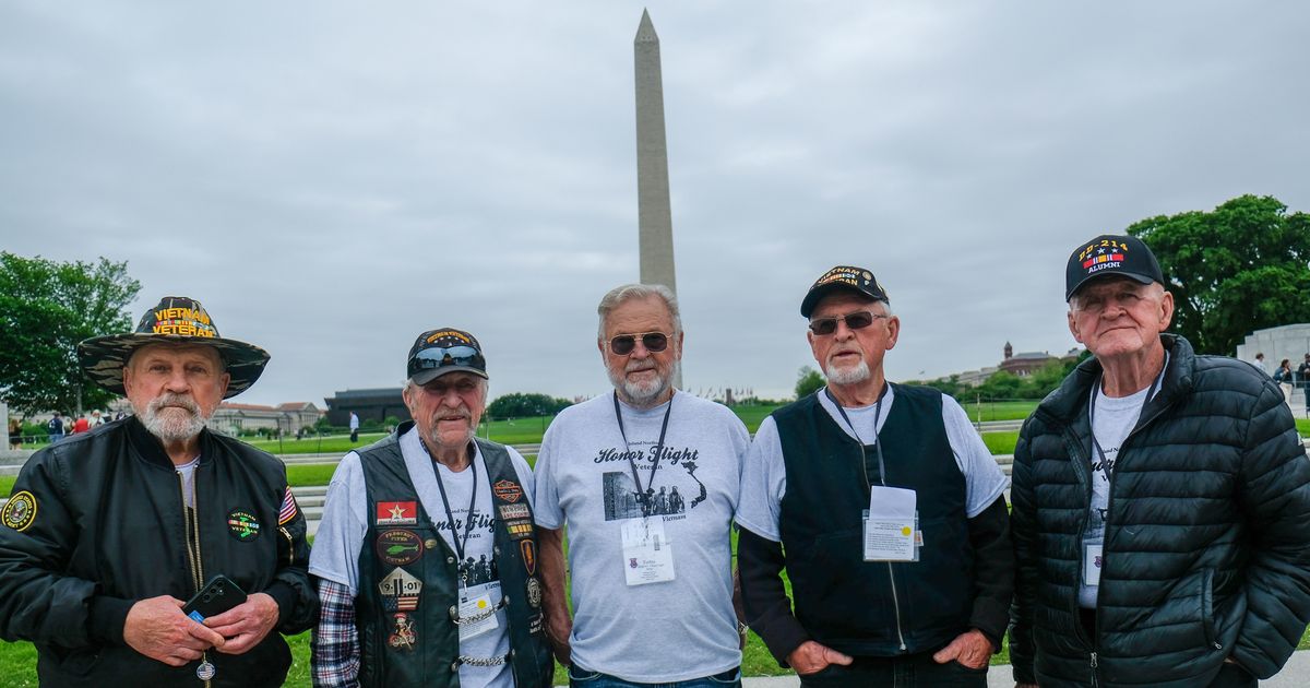 ‘The wall is closure’: Vietnam veterans from Inland Northwest reflect, heal in Honor Flight trip to D.C.