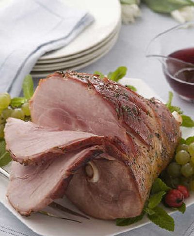 
This baked ham is not difficult to make and has a distinct flavor. 
 (Associated Press / The Spokesman-Review)