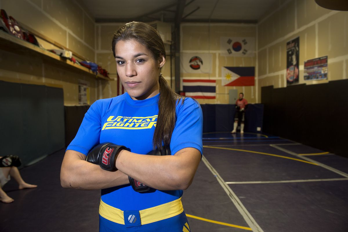 Spokane resident Julianna Pena, 24, became the first female winner of The Ultimate Fighter last weekend. (Jesse Tinsley)