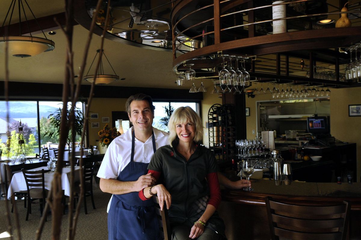 Laurent and Patricia Zirotti are the owners of Fleur de Sel restaurant in Post Falls. (Kathy Plonka / The Spokesman-Review)
