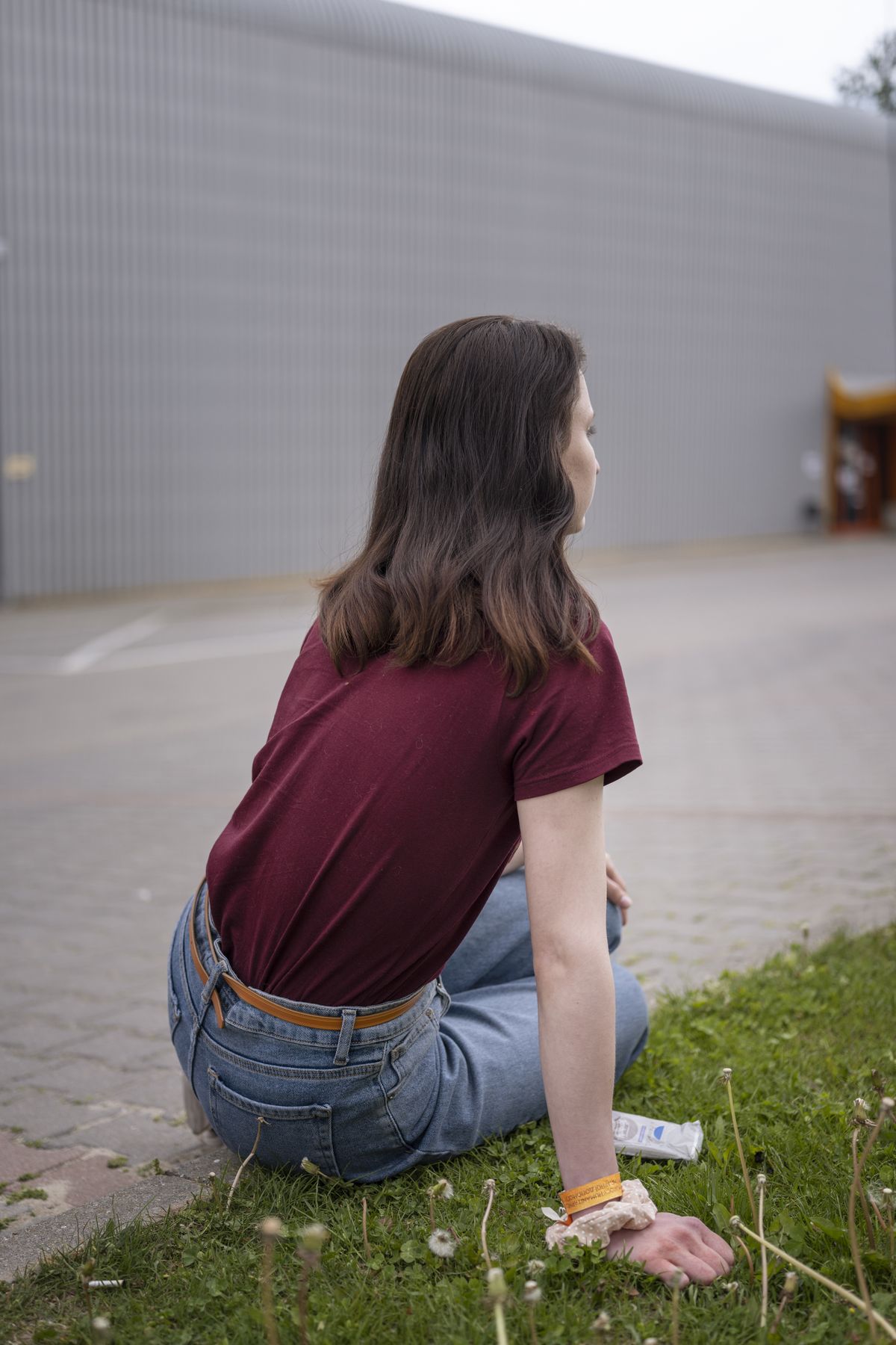 Kateryna, 19, said she was raped by Chechen fighters in Mariupol, Ukraine.    (Karolina Jonderko/For The Washington Post)