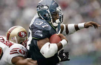 
Statistics offer solid evidence that the Seattle Seahawks have a better chance of winning if they increase the carries of running back Shaun Alexander. 
 (Associated Press / The Spokesman-Review)