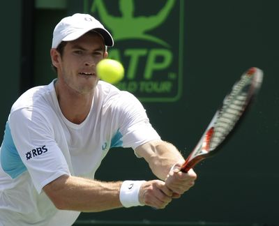 Andy Murray became the first three-time men’s titlist on tour this year. (Associated Press / The Spokesman-Review)