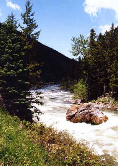 
House Rock is a well-known challenge for paddlers on the Gallatin River, near Big Sky, Mont. 
 (Associated Press / The Spokesman-Review)