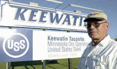 
Bob Holmbeck, a retired electrician and steelworker, stands near the taconite plant in Keewatin, Minn., where he worked for 35 years. Holmbeck, 64, saw his pension reduced sharply less than a year after he retired in 2002. 
 (Associated Press / The Spokesman-Review)