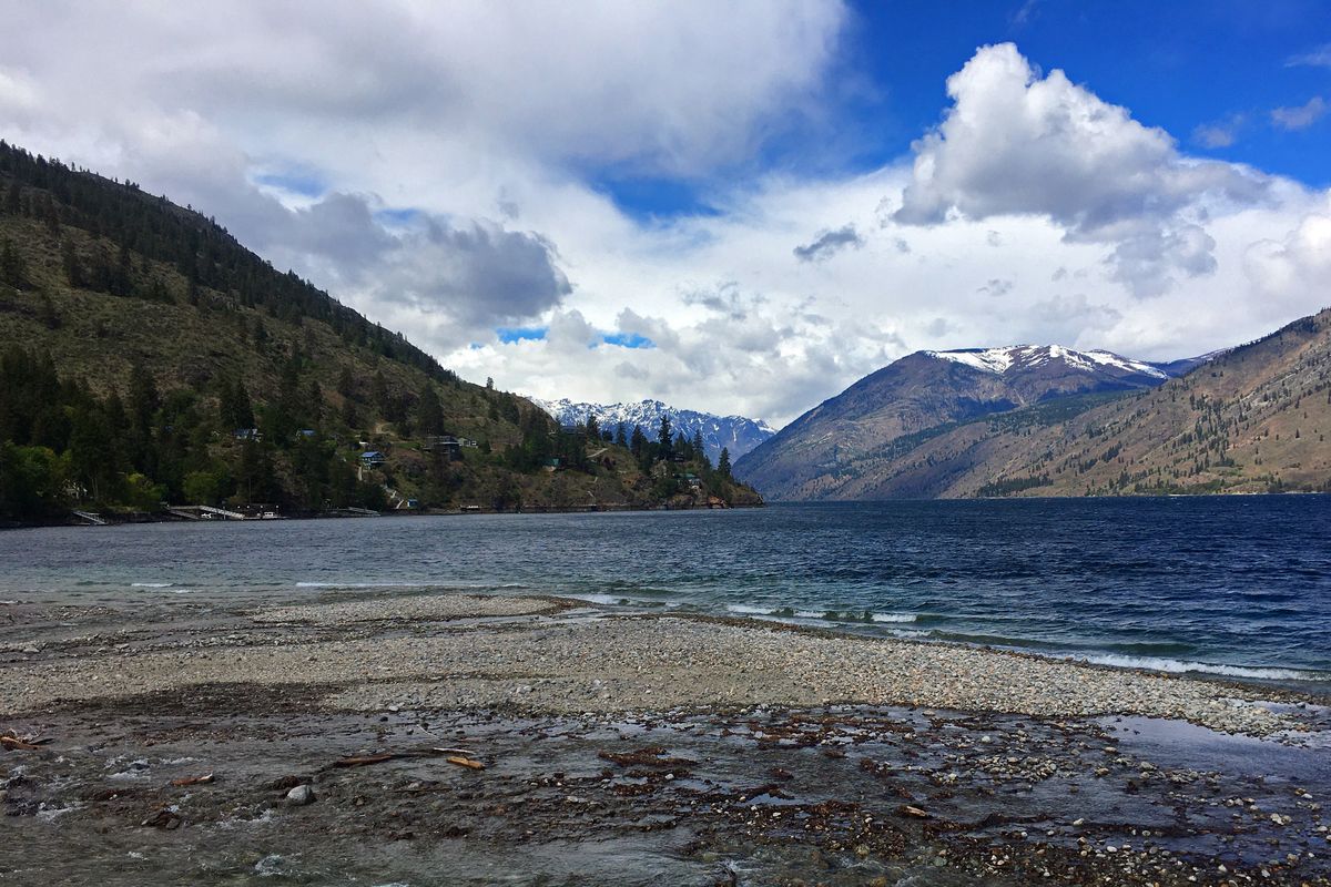The view up Lake Chelan from 25 Mile Creek. (John Nelson)