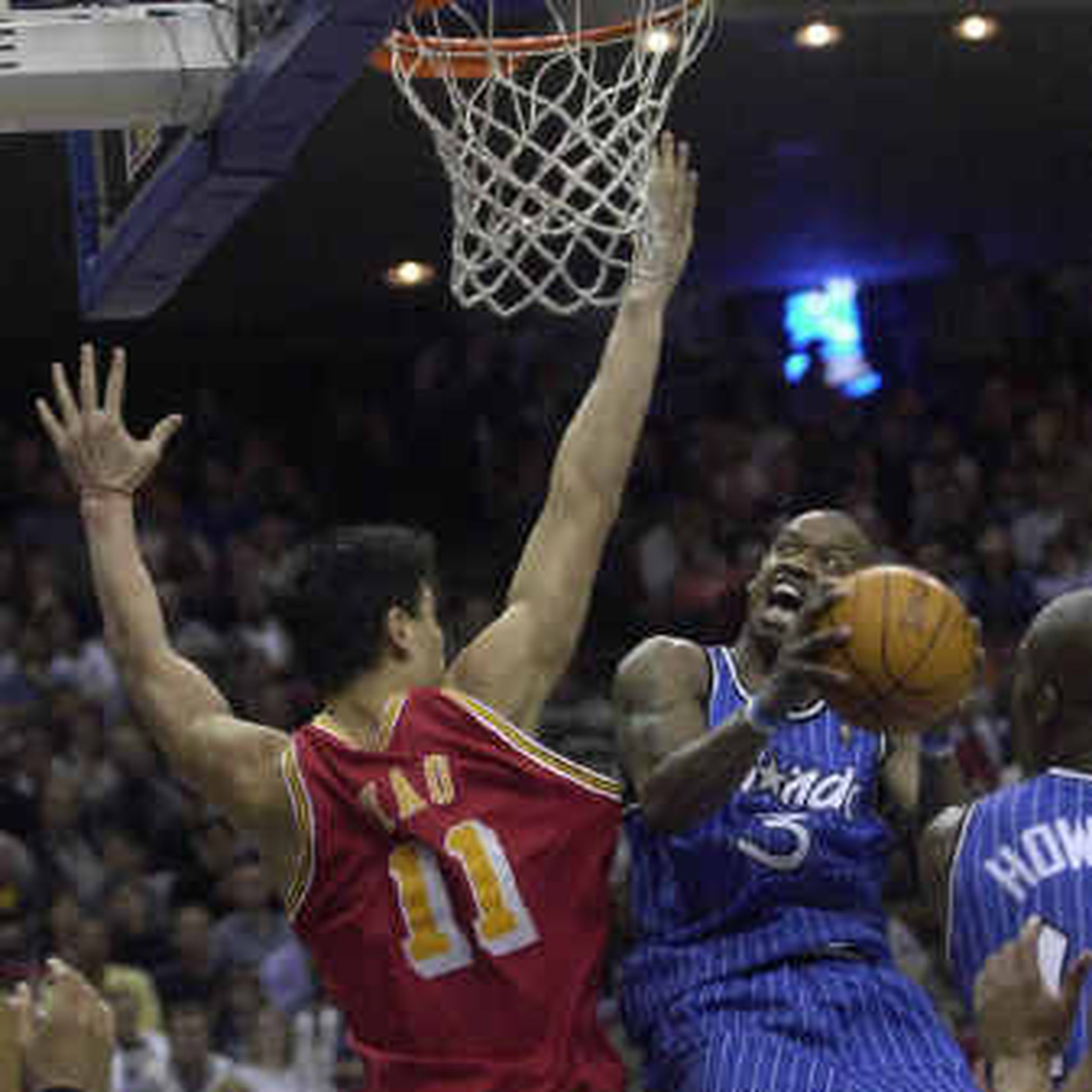 Western player Tracy McGrady of the Houston Rockets dunks a basket during  the NBA All-Star basketball game in Las Vegas on Sunday, Feb. 18, 2007. The  Western Conference defeated the East 153-132. (