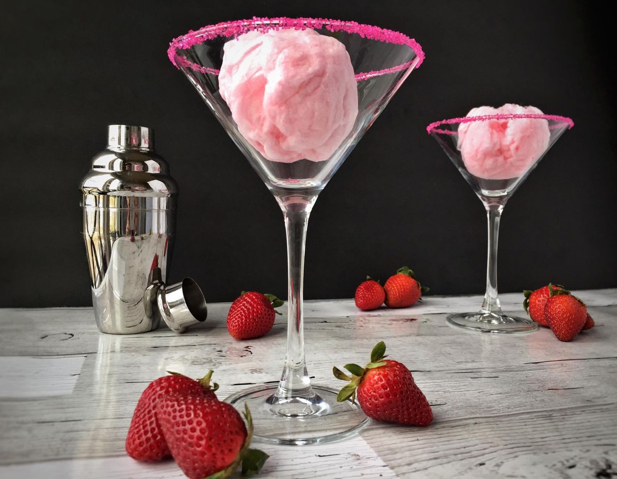 Cotton candy isn’t only for carnivals. Try it in this cocktail. (Audrey Alfaro)