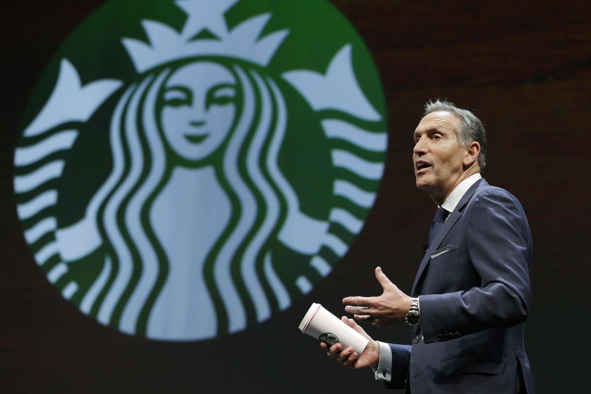 Starbucks CEO Howard Schultz is stepping down from that role at the chain that he joined more than 30 years ago. (Ted S. Warren / Associated Press)