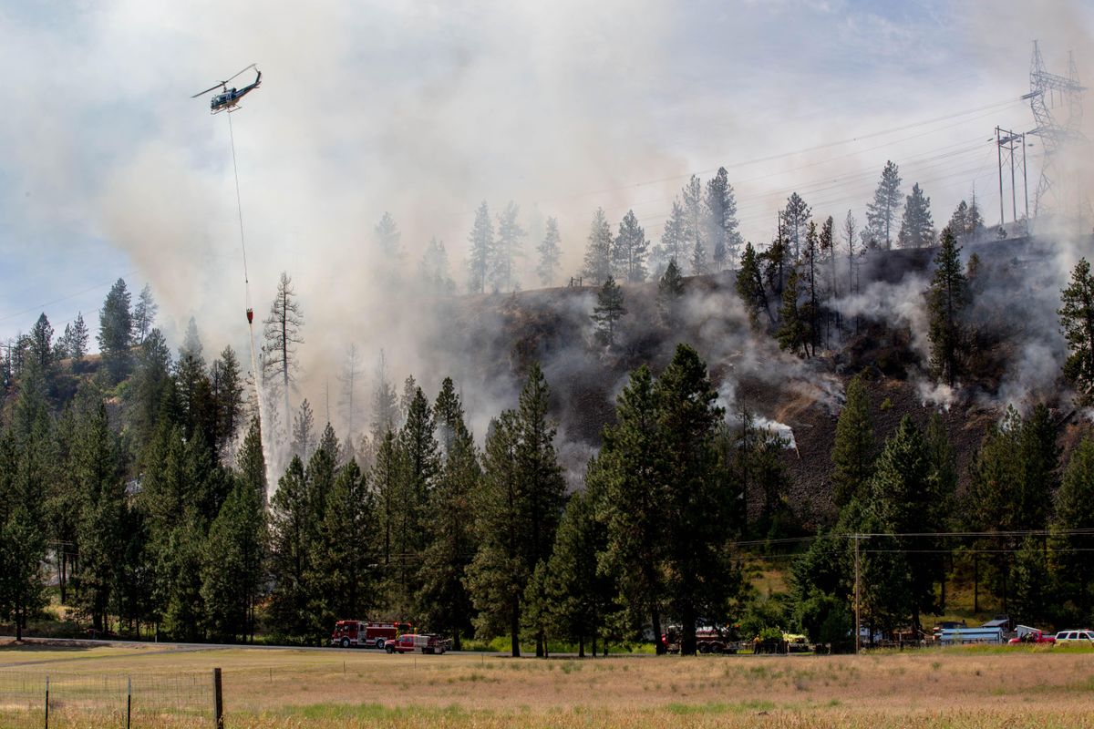Coulee Hite Road Fire July 4, 2017 The SpokesmanReview