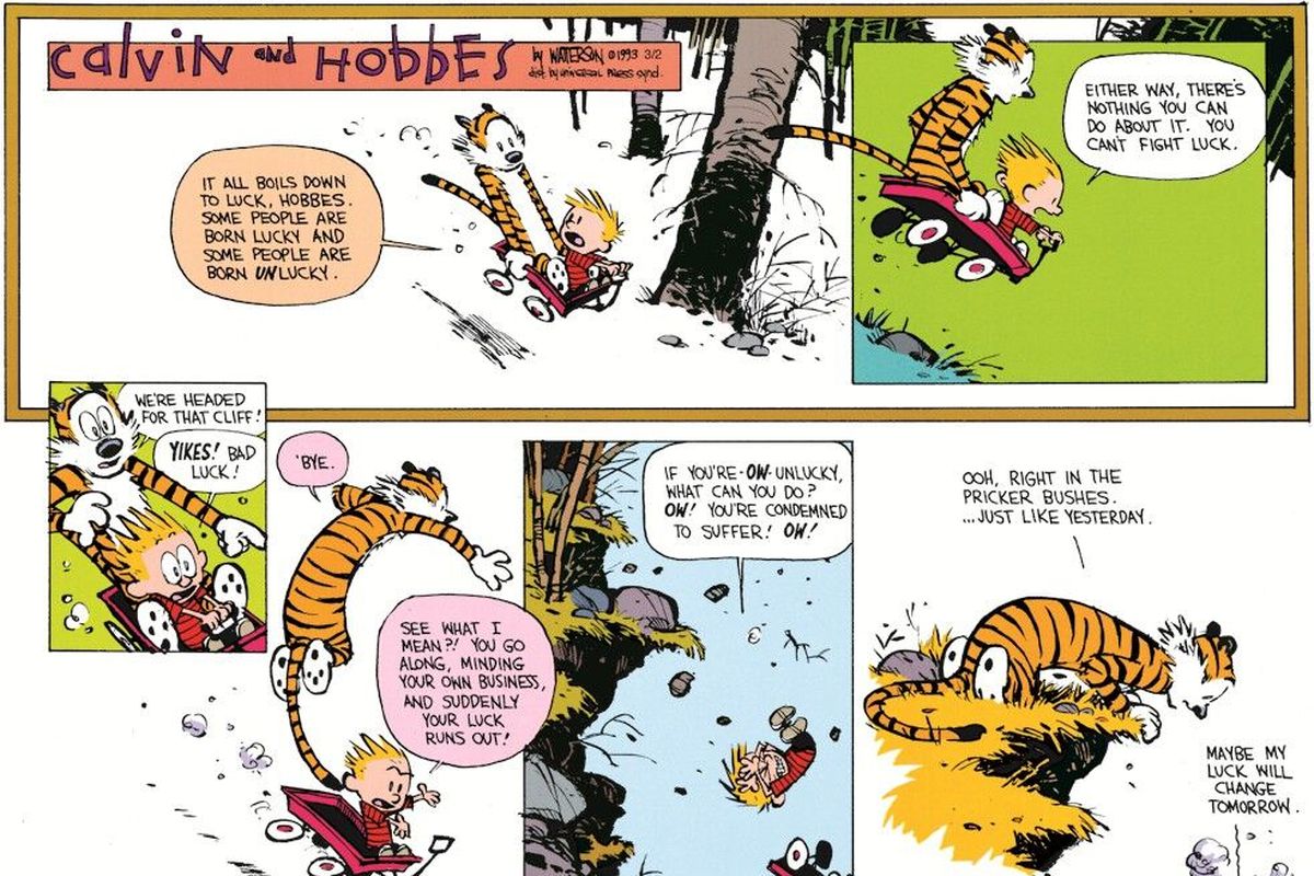 “Calvin and Hobbes” by Bill Watterson  (Bill Watterson/Andrews McMeel Syndication)