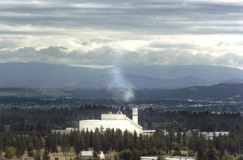 Spokane’s Waste-to-Energy plant pumps in 2007. (Christopher Anderson / The Spokesman-Review)