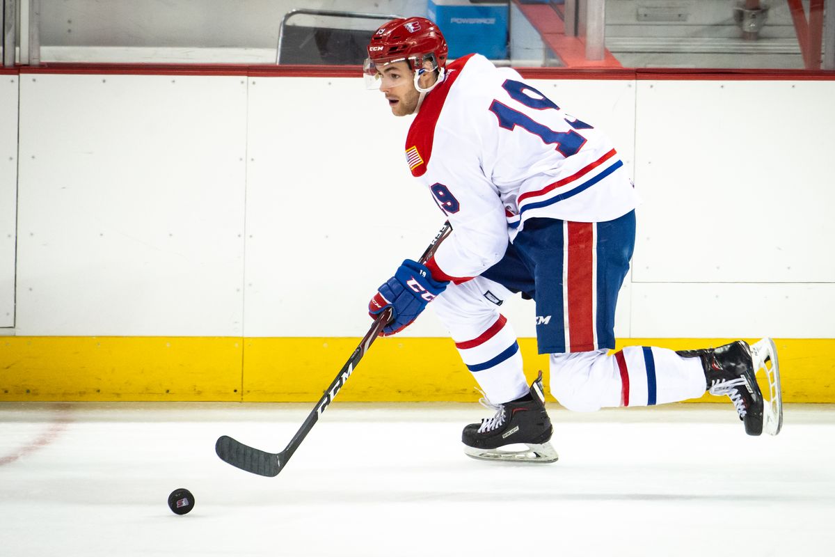 Spokane Chiefs forward Michael King is keeping his game sharp by playing for the Steinbach Pistons of the Manitoba Junior Hockey League. (Libby Kamrowski)
