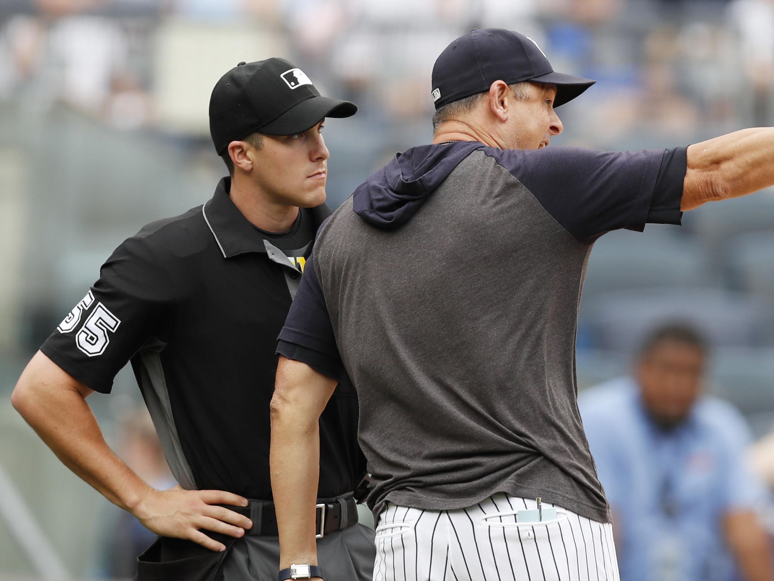 Yankees manager Aaron Boone not proud of ejections