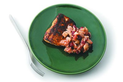Resolutions that involve better eating could start with Pan-Seared Mahi-Mahi with Apple-Pear Chutney. Washington Post (Washington Post / The Spokesman-Review)