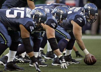 
Seahawks center Robbie Tobeck most likely will not be leading the offensive line against Green Bay Monday. 
 (Associated Press / The Spokesman-Review)