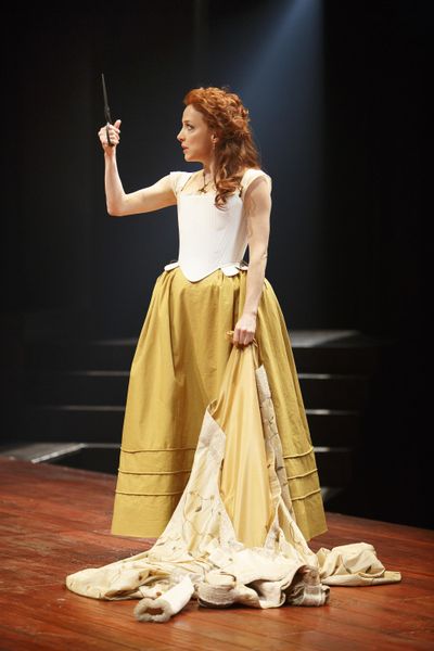 Deborah Hay as Katherina in “The Taming of the Shrew.” (David Hou)