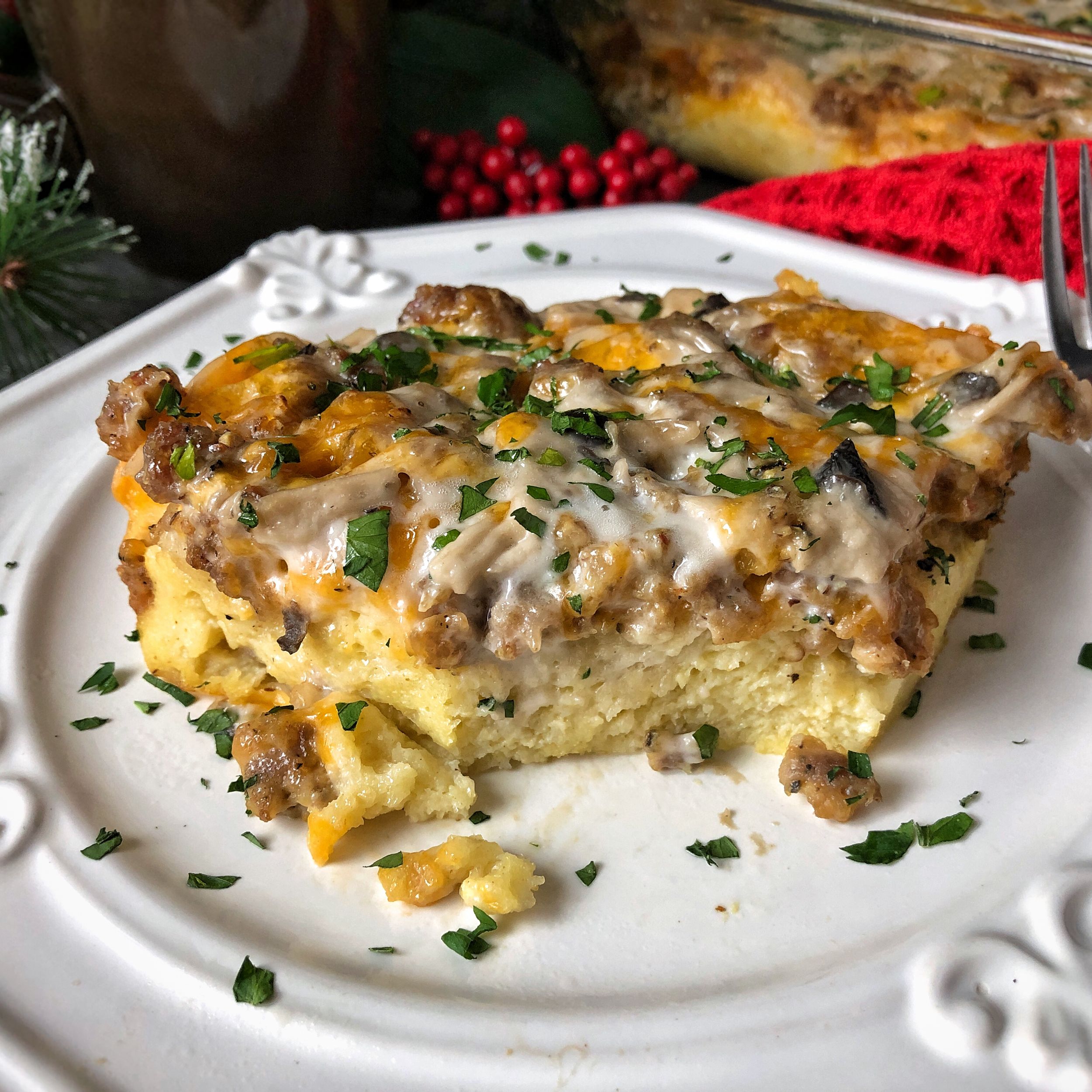 Christmas breakfast outlet sausage casserole