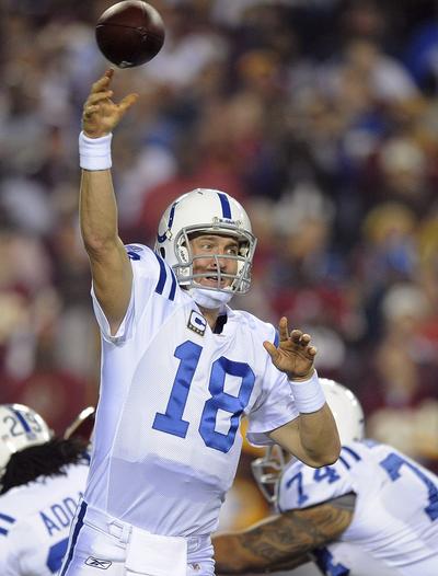 Peyton Manning threw for 307 yards, 2 TDs in Colts’ win over Redskins. (Associated Press)