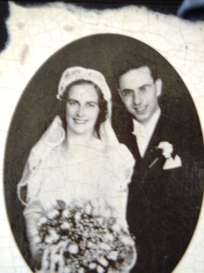 Laura and Walter Stewart married in June 1941. 