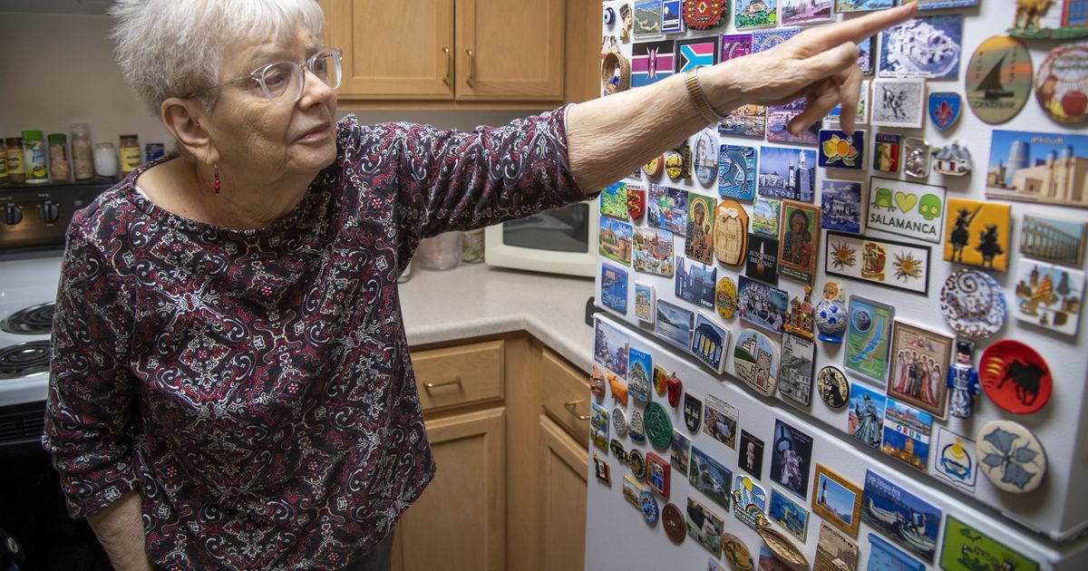 The Collector: Always stuck on world travel: Magnet collection a fond reminder of all the places she’s been