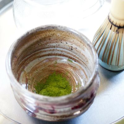 Place green tea in the bottom of the cup. (Adriana Janovich / The Spokesman-Review)