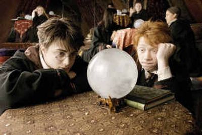 
Daniel Radcliffe, left, stars as Harry Potter and Rupert Grint plays Ron Weasley in 