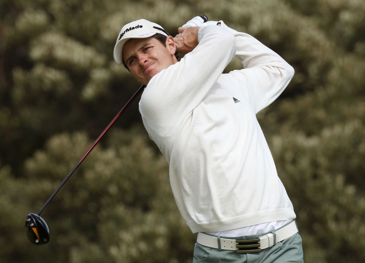 Justin Rose practices Tuesday at Royal Birkdale, which he said has become tougher off the tees. (Associated Press / The Spokesman-Review)