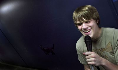 Sandpoint High School senior Jacob Craner sang at the school on  May 18. He plans to attend  a music conservatory in Arizona after graduation. (Kathy Plonka / The Spokesman-Review)