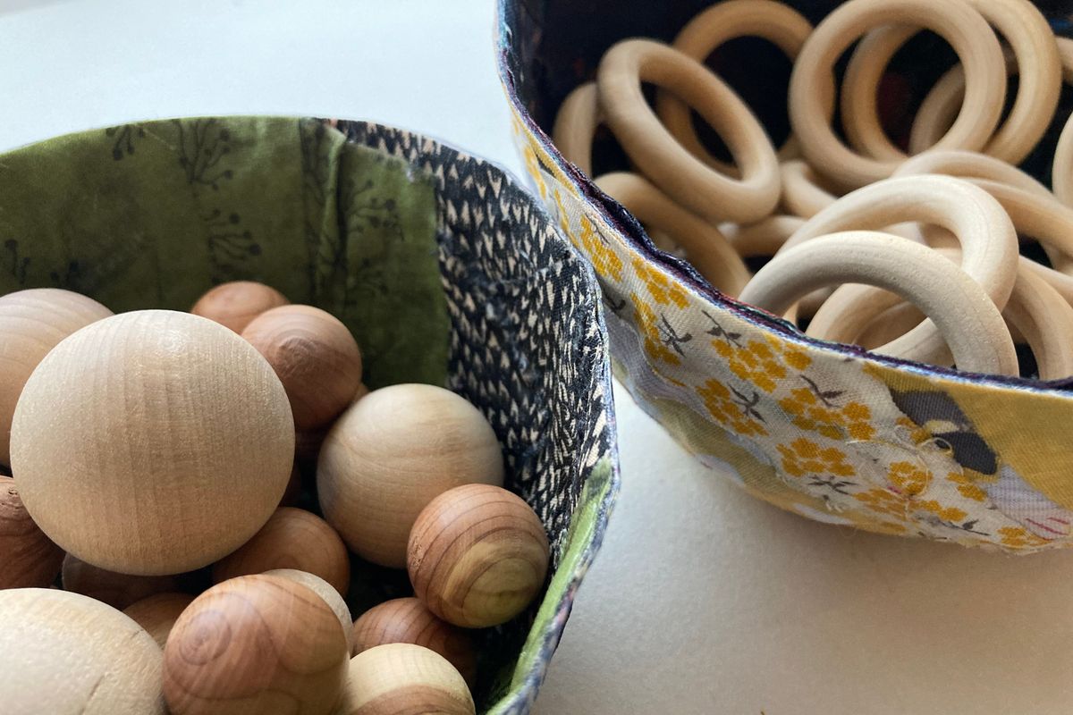 Upcycled Life: Fabric scrap bowls