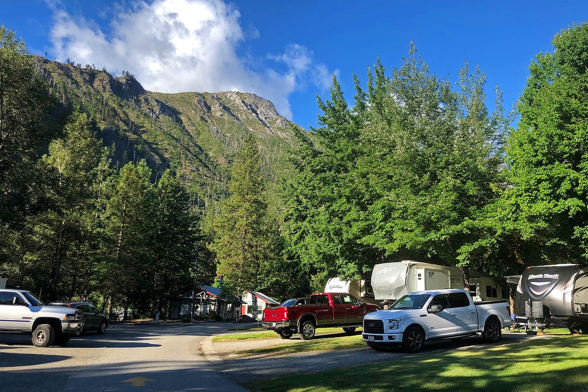 Icicle River RV Resort is set in a scenic valley near the town of Leavenworth.   (Leslie Kelly)