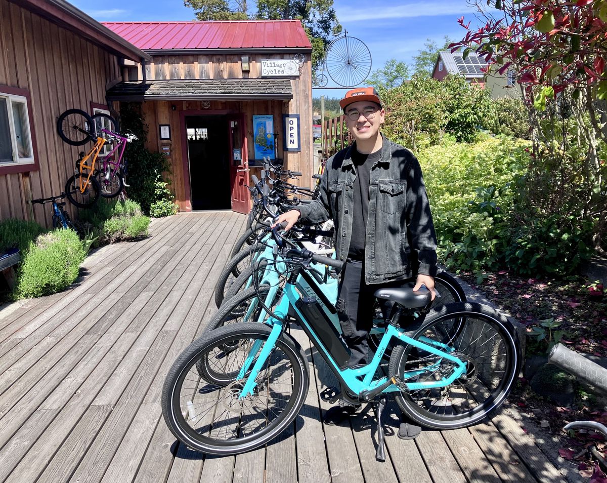 Village Cycles is an excellent bike shop on Lopez Island, operated by owner Kenny. (John Nelson)