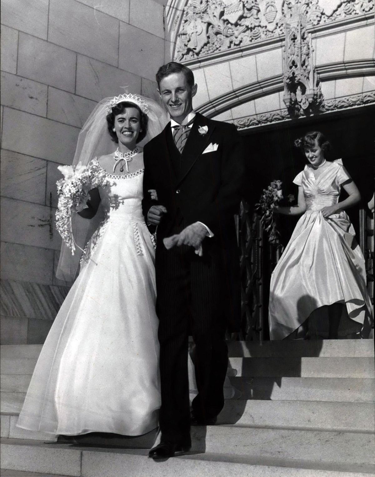 Harriet and William C. Fix on their wedding day in 1950. (PHOTO ARCHIVE / SR)