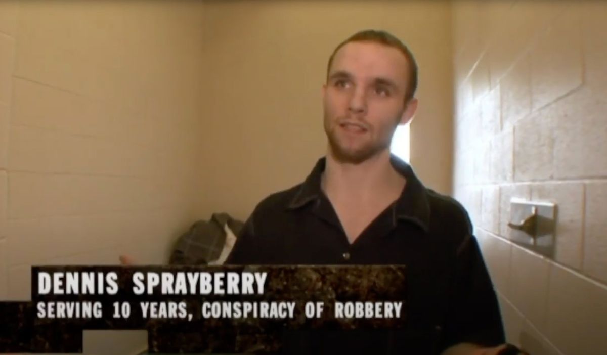 Dennis Sprayberry is shown in a scene from a 2017 prison documentary found on YouTube.com  (Documentary Prison/YouTube)